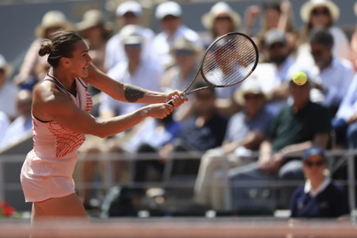 Muchova, Sabalenka reach first French Open semifinals